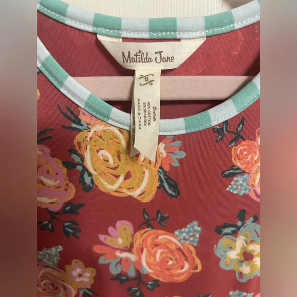 Matilda Jane Wonderment Rosie Posie Dress Gorgeous Floral Size 8 NWOT - Picture 3 of 5